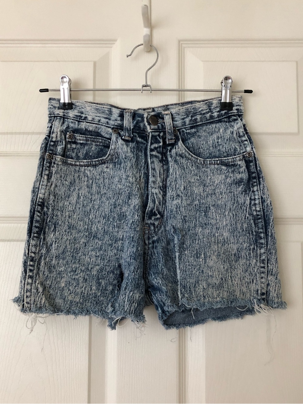 Vtg Pure Jeanswear Acid Wash Cut-Off Jean Shorts Size 9-See Description re Size